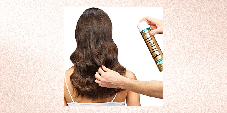 In Article Chignon Bun Elnett Satin Extra Strong Hold Hair Spray